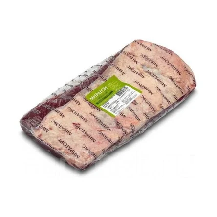 Стриплойн говяжий в/уп ~4,3кг*2 вес Фермерский бычок Брянская МК Россия